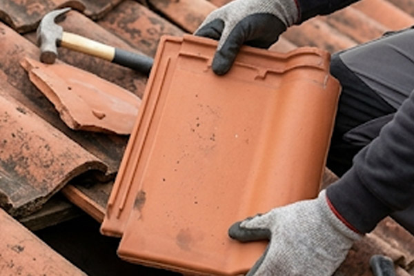 Dépannage de toiture et remplacement de tuiles mécaniques cassées